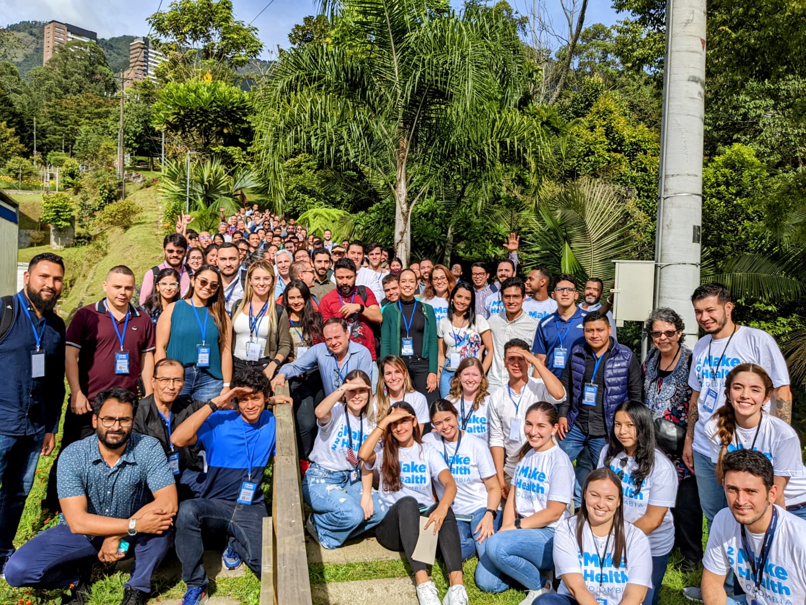 Participants at the MakeHealth Colombia datathon