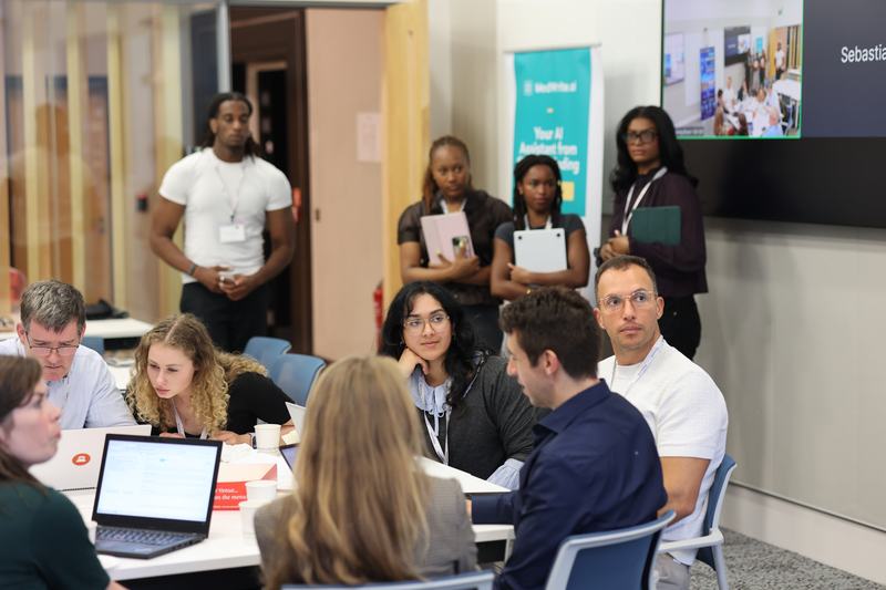In full swing