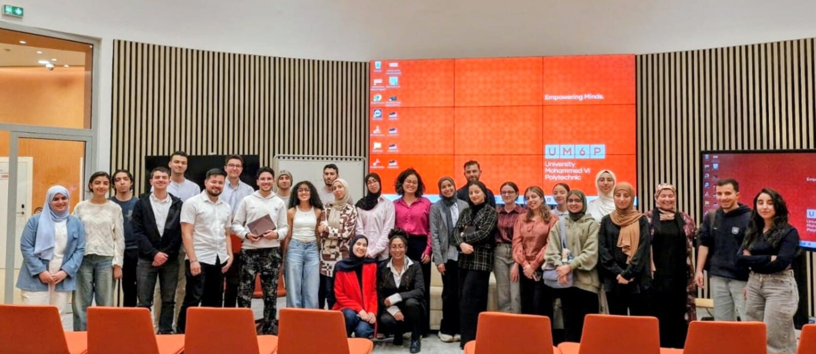 Datathon participants at UM6P, Marrakesh